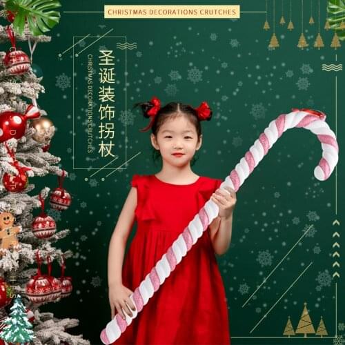 Christmas decorations 90CM plastic PVC cane store decorations props scene decoration store layout