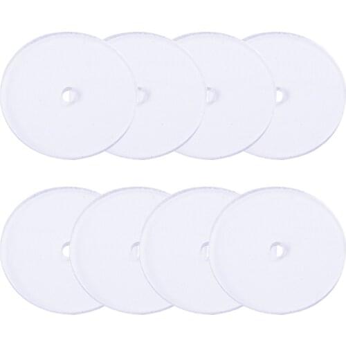 200Pc Clear Disc Pads to Stabilize Earrings Ear Comfort Round Disc Earrings Back AXYD