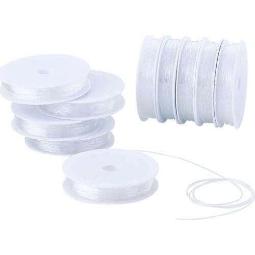 Clear Crystal Thread Jewelry Findings for Jewelry Making DIY 0.4mm - 0.8mm; 10Roll/lot