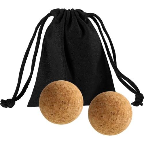 Fascia Massage Ball Fitness Muscle Relaxing Massager Soft Wood Portable Exercise Yoga Ball