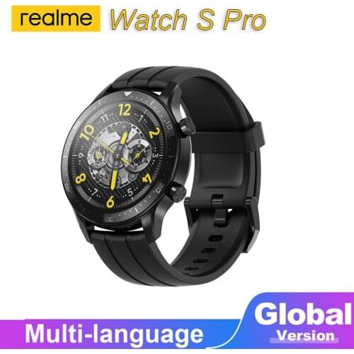 Realme Smart Watch S Pro Global Version Watch 1.39inch Touch Screen Heart Rate Health Monitor Waterproof 420mAh Sport Watches