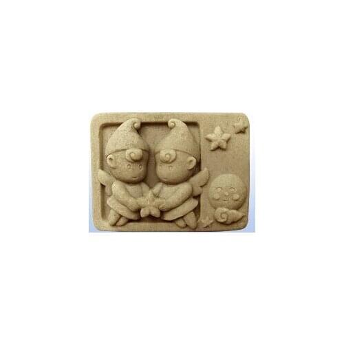 Handmade soap silica gel mould candle soap mould silicone mold for DIY Gemini constellation