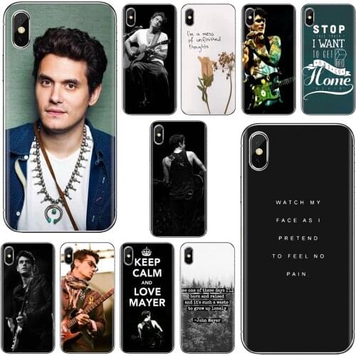 Buy Silicone Phone Case Male Singer john mayer guitar For Xiaomi Redmi 2 S2 3 3S 4 4A 5 5A 5 6 6A 7A 9 9T 9C 9A Pro Pocophone F1