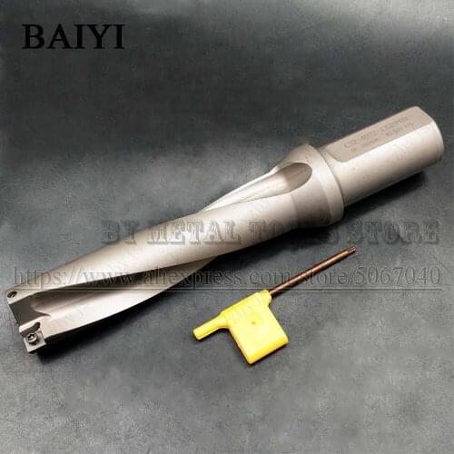 SP C32 4D 32mm U Drilling Shallow Hole indexable Violent drill bit insert drills 4D Fast Drill Bit CNC For SPMG SPMW Type Insert