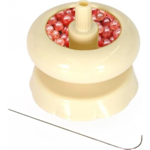 Bead Spinner Manual Fast Beader Connection Jewelry DIY Holder Tool Making String Bead Wooden Bracelet Crafts Spinner Bead M Y9O6