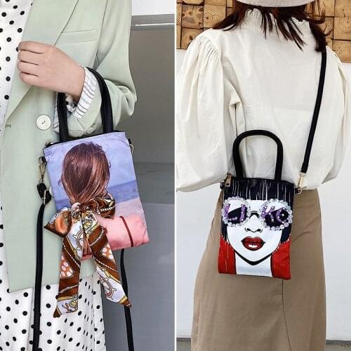 Brand Womens Messenger Bags Luxury printing Crossbody Bag 2021 Summer New Girls Shoulder Bag Small Women Bags Design