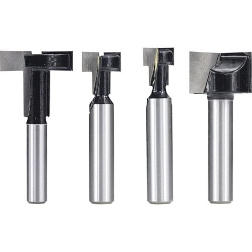 8mm cutter slot bottom shank carpentry carbide router cleaning bit