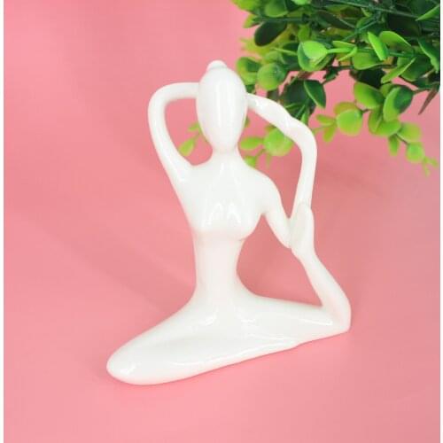 Creative abstract yoga girl Crafts Decoration Creative Home Decoration Yoga Decoration