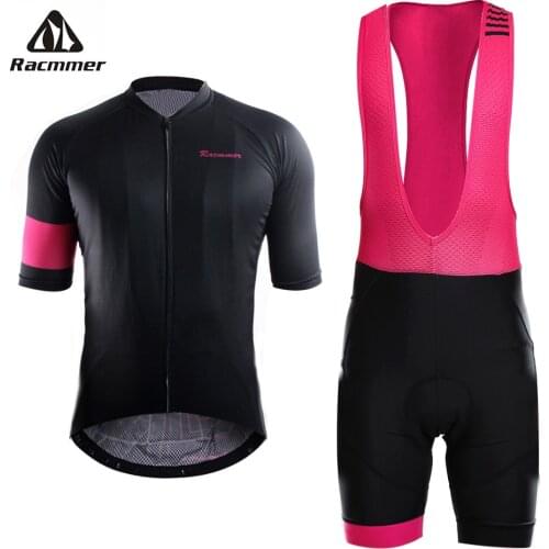 Racmmer 2020 Pro Summer Cycling Jersey Set Mountain Bike Clothing MTB Bicycle Clothes Wear Maillot Ropa Ciclismo Men Cycling Set