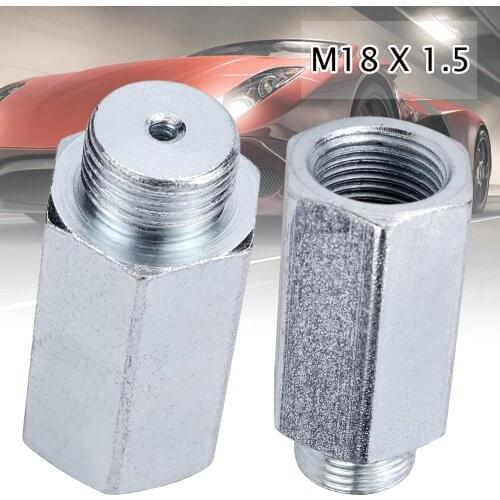 1PCS M18x1.5 Lambda O2 Oxygen Sensor Extender Spacer Joints Converter Stainless Steel New Brand