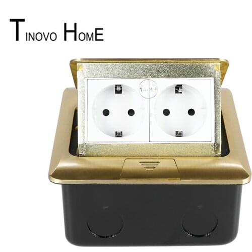 2-bit European standard pop up office floor / EU ground socket /German socket / waterproof / Copper ground socket