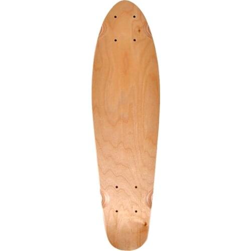 22Inch Blank Skateboard Deck Natural 55.5X15cm Maple Banana Sliding Cruising Skating Single Rocker Board DIY Decks