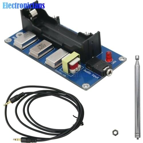 3 Channel AM Transmitter 1MHZ 3MHZ 5MZH Finished Board with Audio Antenna for Radio Receive Player Transmitter