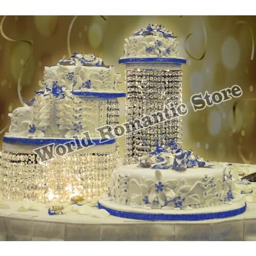 3pcs/set Acrylic Wedding cake stand diameter of 20cm