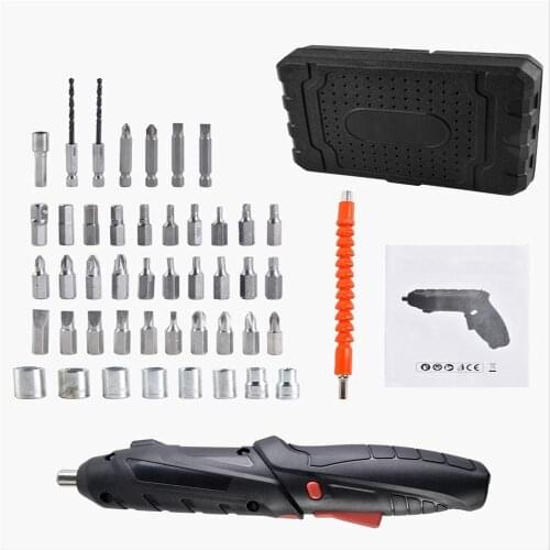 4.2V Electric Screwdriver Set Mini Folding Usb Lithium Rechargeable Screwdriver Accessories