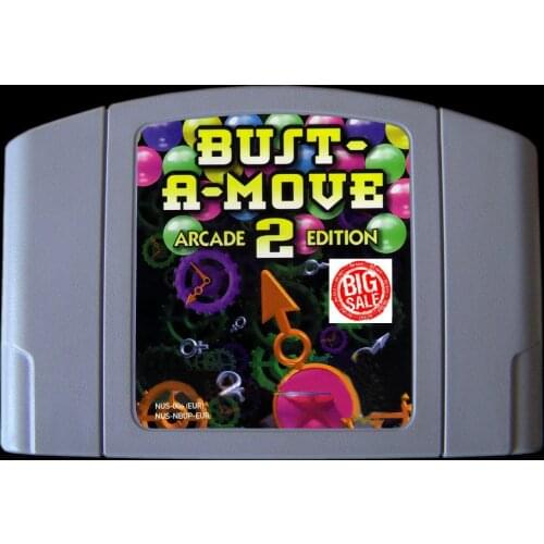 64 Bit Games ** Bust-A-Move 2 Arcade Edition ( English PAL Version!! )