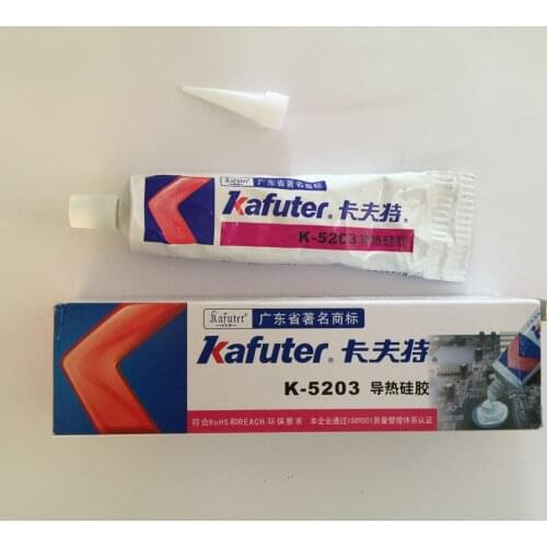 80g Kafuter K-5203 Heatsink CPU Thermal Conductive Silicon Grease Paste Glue Adhesive LED Light Silicon Rubber Gel