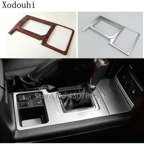 Car middle shift stall paddle cup switch button frame trim armrest For Toyota FJ150/Prado 2010 2011 2012 2013 2014 2015 2016
