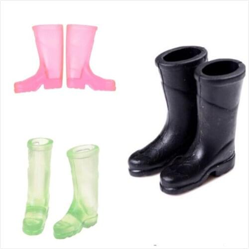 G05-X5086 children baby gift Toy 1:12 Dollhouse mini Furniture Miniature a pair of long rain boots 1pair