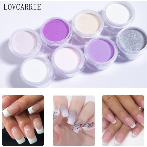 LOVCARRIE 1kg Acrylic Powder Bulk Sale 1000g Professional Acrylic Glitter Holographic Dipping Powder for Nails Factory Supply