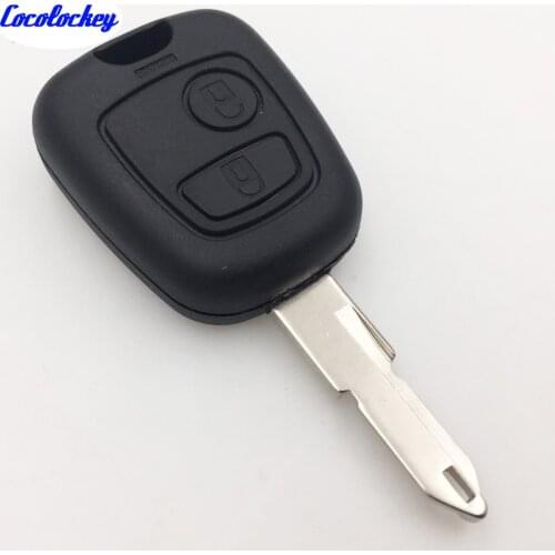 REMOTE KEY SHELL FOR PEUGEOT 206 2 BUTTON Auto Replacement Parts Ignition System Car Key
