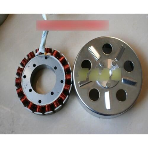 Range extender generator stator, rotor, 18 poles , 3KW, 5KW pure copper coil, 48v60v72V general