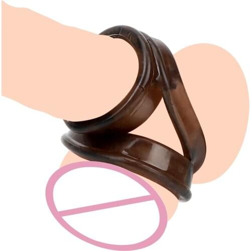 VATINE Chastity Device Lock Scrotum Binding Delay Ejaculation Elastic Sex Toys For Men Penis Rings Adult Products Cock Rings