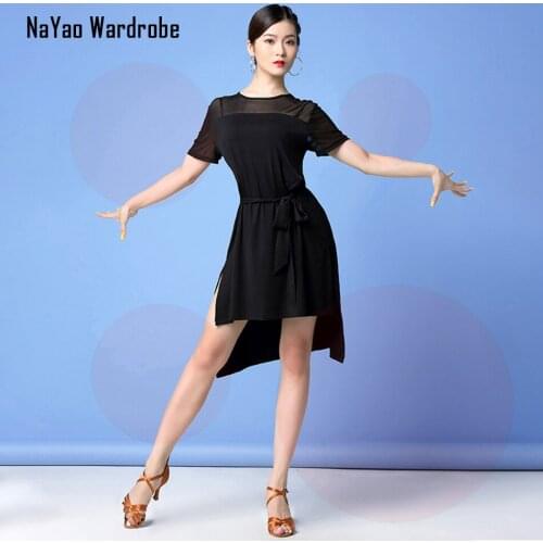 2021 New L61 Female Latin Dance Dress Women Belt Design Belly Performamnce Dancing Skirt and Tops for Modern Dance