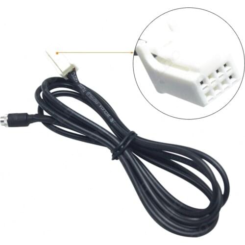 1 PCS Car CD Radio MP3 Audio Aux Wire Cable Female 3.5mm Jack To 8-Pin Adapter For Nissan INFINITI/Sylphy/Tiida/Qashqai
