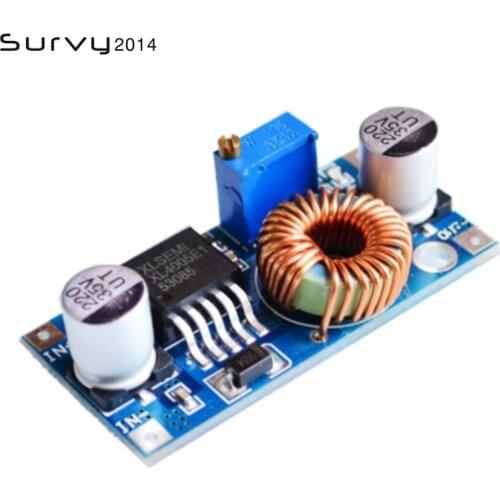 1pcs XL4005 DSN5000 Beyond LM2596 DC-DC adjustable step-down 5A power Supply module,5A Large current Large power