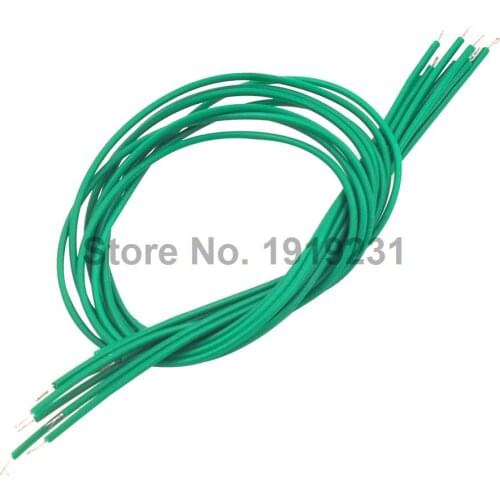 100PCS Double-head Tinned Wire 20CM Green