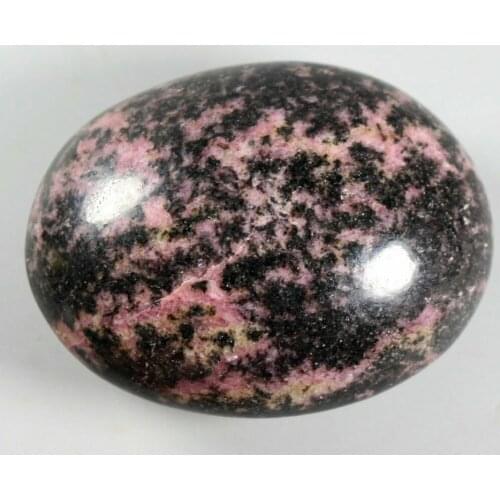 110-130g natural plum blossom tourmaline tumbled palm stone and mineral polished gem reiki healing crystal