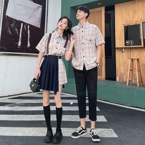 # 174 Couples' Summer Dress 2021 Dress Shirt couples clothes couples clothing