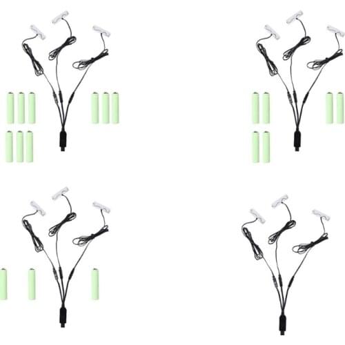 3in1 AA Battery Eliminator USB Power Supply Replace 1-4pcs1.5V AA Batteries for Clock Toys Camera Gameboy Torch Radio