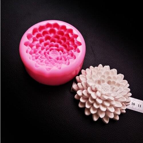 3D Cake Chocolate Clay Craft Flower Soap Molds Handmade Silicone Soap Mold