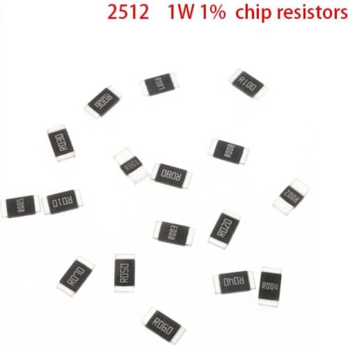 50PCS 2512 1W 1% chip resistors 50mR 0.05R R100 R050 R010 R015 R020 R025 R040 R200 R220 R330 R470 R150 R500 1R00