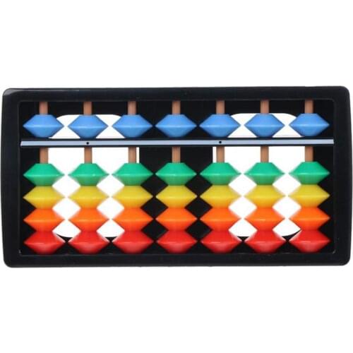 7 Digits New Kids Colorful Abacus Arithmetic Soroban Math Calculating Tools Toy Early Education Montessori Toys For Children