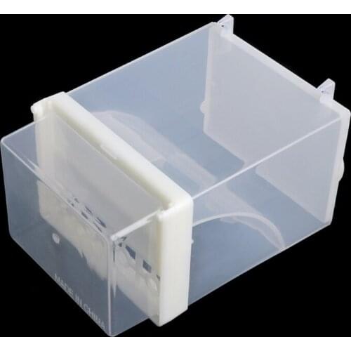 Bird Poultry Feeder Automatic Acrylic Food Container Parrot Pigeon Proof