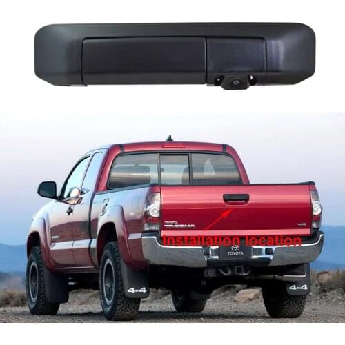 Car tunk Handle parking backup rear view Camera for Toyota Tacoma 2005-2015 Pickup