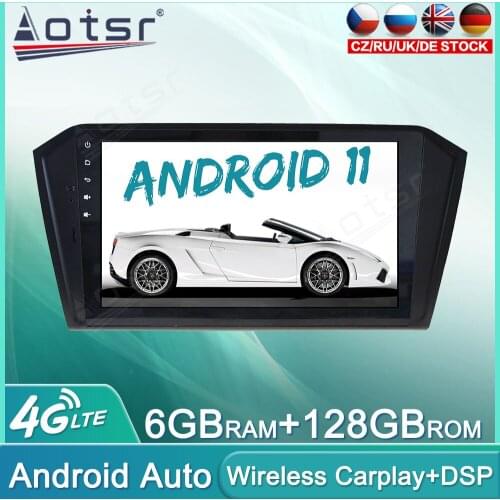 Android 11 128GB Car Radio For Volkswagen Passat BIG SCREEN Audio Multimedia Player GPS Navigation Auto Stereo Head Unit Carplay