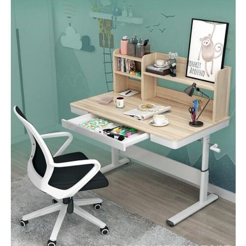 Childrens study desk lift desk computer desk desk students writing desk desk home high school adjustable