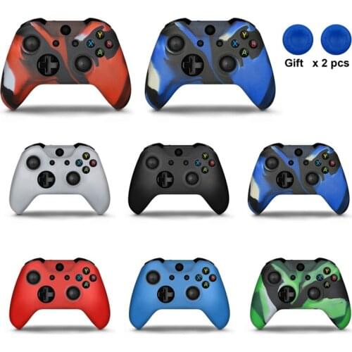 Camouflage Soft Silicone Protective Skin Case Cover For Xbox One Controller Rubber Protector Shell Case For X box One Gamepad