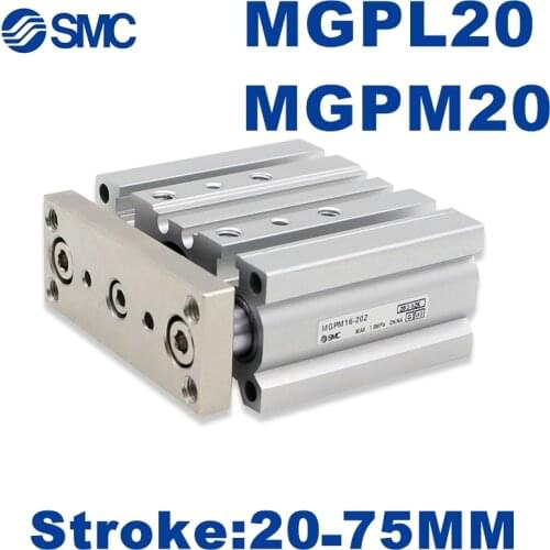 MGPM MGPL New SMC MGPM20 MGPL20 MGPM20-20Z -30Z -40Z -50Z -75Z Compact Guide Cylinder MGPL20-20Z -30Z -40Z -50Z -75Z