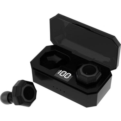 TWS-I4 Headphone Deep Bass Touch Control Automatic HD Call Bluetooth Earphone for Sports