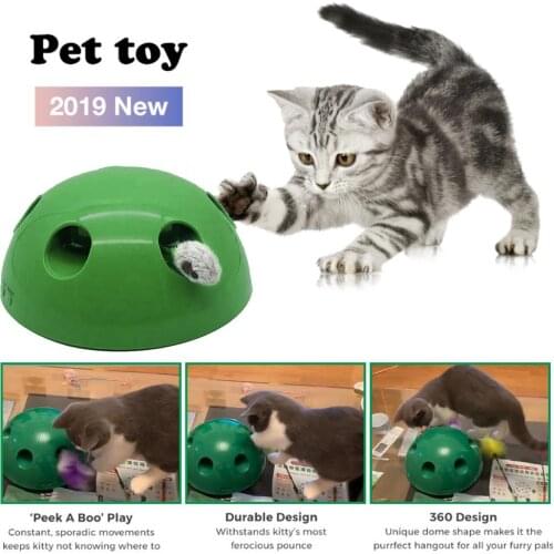 2019 New Cat Toy Pop Play Pet Toy Ball POP N PLAY Cat Scratching Device Funny Traning Cat Toys For Cat Sharpen Claw Pet Supplies