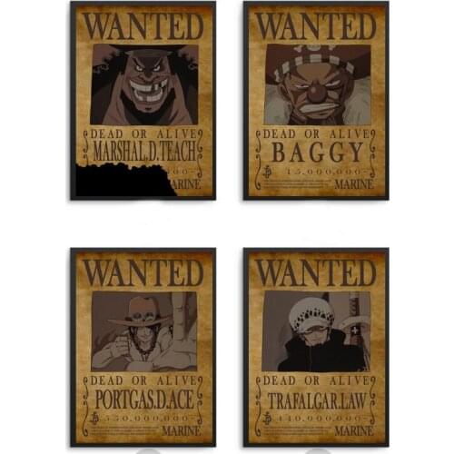 One Piece Anime Canvas Painting Wall Art Pictures prints home decor Wall poster decoration for living room