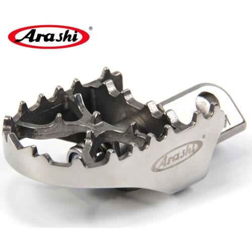 Arashi Front Foot Pegs For KAWASAKI Versys650 2007-2016 Wide Foot Rest Peg Footpeg Versys 650 07 08 09 10 11 12 13 14 15 16