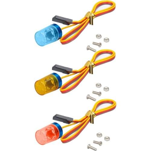LED Lamp Strobing-blasting Flashing Rotating Light for 1/10 RC Car 1:14 Tamiya Tractor Engineering Truck