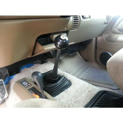 Universal Acrylic Racing M12*1.25mm Gear Car Gear Shift Knob Manual Replacement Gear Shifter Knob Shift Lever Knob Black Ball