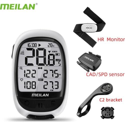 Bike gps navigation Bluetooth ANT+ cycling computer support connect with cadence heart rate power meter(not include)